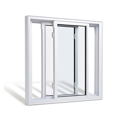 Double Glazed Aluminium 3 Tracks Sliding Windows With Stainless Steel Screen Netting