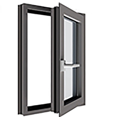 Stainless Steel Screen Netting Casement Windows With Air Insulation And Water Tightness