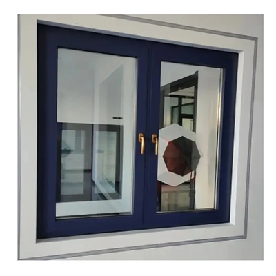 Aluminum Alloy Double Glazed Casement Windows Customized For Soundproofing