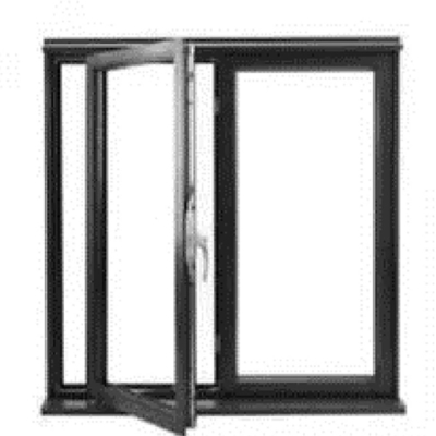 Standardized Production Aluminum Casement Windows For Bedroom Folding Screen Efficiency