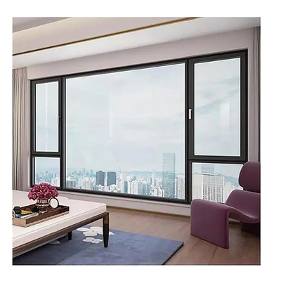 High Air Tightness Hanging Curtain Type Aluminum Sliding Windows