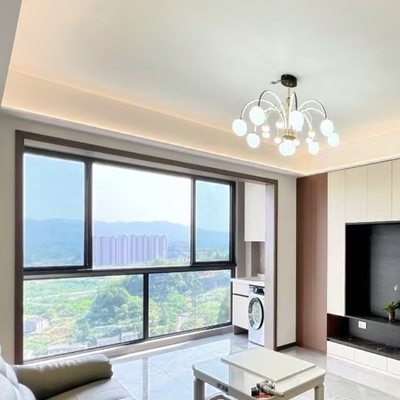 Customizable Thermal Break Aluminum Aluminium Sliding Windows With 8-way Seal Design