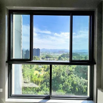 Fashion New Design Customizable Aluminum Aluminium Sliding Windows With 2.0 mm Wall Thickness