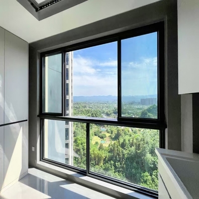 Aluminum Sliding Windows With 1.1W/ (㎡·K) Grade 9 Thermal Insulation