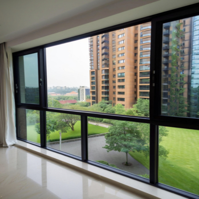 Fashion New Design Aluminum Double Glazed Sliding Window with Low-E Glass for Small Spaces