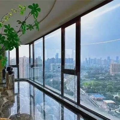 Modern Design Aluminum Anti-theft Seamless Welding Casement Window for Residential Spaces